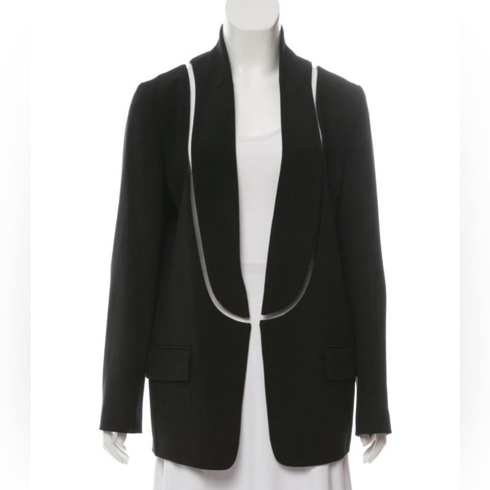 Black Alexander Wang Cut Out Blazer